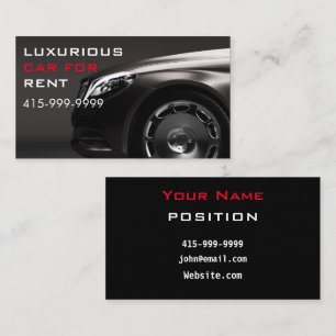 LUXE Car Service of Uber Driver QR-code Visitekaartje