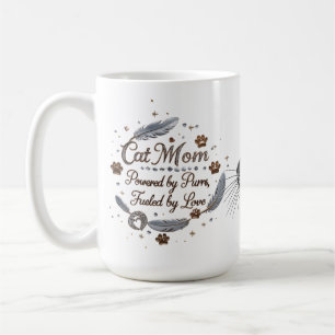 Luxe Cat Mom Mok - Aangedreven door Spint & Liefde