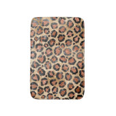 Luxe Chic Gold Black Leopard Animal Print Badmat (Voorkant Verticaal)