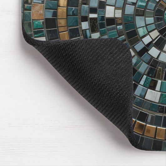 Luxe circulaire mozaïek wandmacro muismat (Hoek)