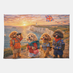 Luxe Cockapoo Britse Kustlijn Theedoek