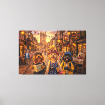 Luxe Cockapoo Canterbury Wandkunst Canvas