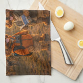 Luxe Cockapoo Stonehenge Theedoek (Quarter Fold)