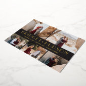 Luxe Collage FOIL Wedding Enregistrer La Carte Dat (Rotation)