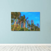 Luxe Condominiums in China Canvas Afdruk (Insitu (Houten vloer))