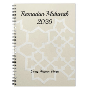 Luxe Crème Witte Textuur Notitieboek