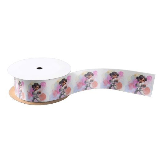 "Luxe Custom 1,5-inch breed satijnen lint (Spoel)