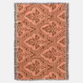 Luxe Damask naadloze textuur Deken (Voorkant Verticaal)