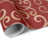 Luxe Damaskpatroon Cadeaupapier (Rol Hoek)