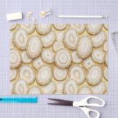 Luxe Decoupage | Witte + Gouden Agate Geode Tissuepapier (Craft)