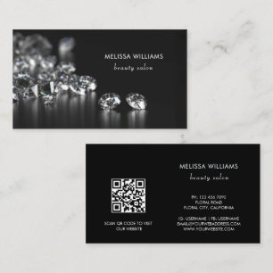 Luxe diamanten juwelier winkel visitekaartje