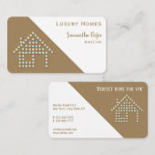 Luxe Diamond Home | Professioneel vastgoed Visitekaartje (Voorkant / Achterkant)