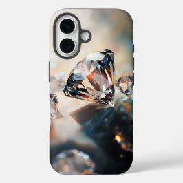 Luxe Diamond Stones telefoonhoesje iPhone 16 Hoesje