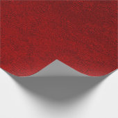 Luxe dieprood cadeaupapier (Hoek)