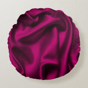 Luxe doek Abstract: Grunge Silk Wave Rond Kussen
