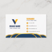 Luxe donkere kleur visitekaartje (Voorkant)