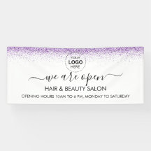 Luxe druipt glitters paarse Salon