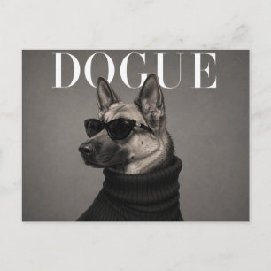 Luxe Duitse Herdershond Portret Briefkaart