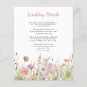 Luxe Dusty Pink Wildflower Wedding Details (Voorkant)