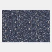 Luxe Earth Tone Hues Wrapping Paper Set van 3 (Voorkant)