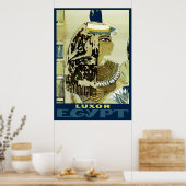 -Luxe Egypte roeit reizen Poster (Keuken)