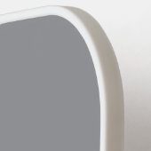 Luxe Elegance Grey | Meneer en trouwdatum Pickleball Paddle (Links Detail)