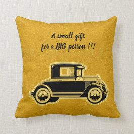 Luxe Elegant Modern Black Gold Car Kussen