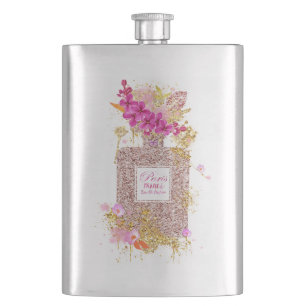 Luxe Elegant Roze Glitter Perfume Flask Flacon