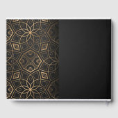 Luxe elegante bruiloft gastenboek (Achterkant)