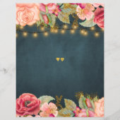 Luxe elegante marinegoud script kookboek scheiding (Achterkant)