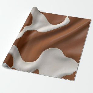 Luxe Elegante Nep-Runderleer Moderne Collectie Cadeaupapier