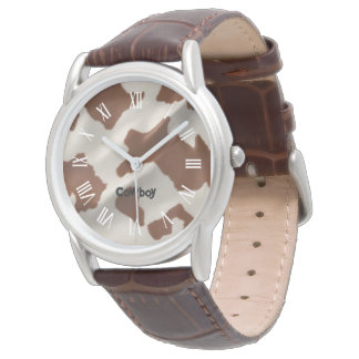 Luxe Elegante Nep-Runderleer Populaire Collectie Horloge