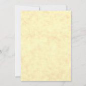 Luxe elegante witgouden glitter Bruiloft Kaart (Achterkant)