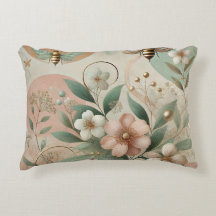 Luxe elegante Zachte Pastel Bloemen met Bijen