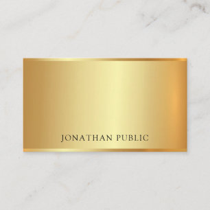 Luxe Elite Gold Professional Modern Glamour Cool Visitekaartje