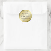Luxe Et Glam Gold Body Scrub Étiquettes (Sac)