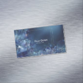 Luxe etherische Abstracte bloemengoud Lijst Magnetisch Visitekaartje (Voorbeeld)