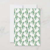 LUXE EUCALYPTUS MOTIF ENREGISTRER LA DATE CARTE RS (Dos)