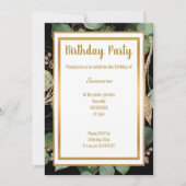 LUXE EUCALYPTUS SAGE NOIR SAGE VERT INVITATION SAG (Devant)