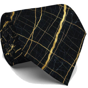 Luxe Executive Das Zwart & Goud Marmer