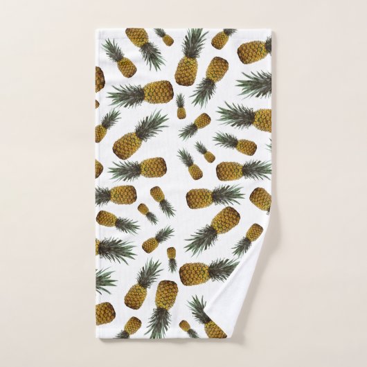 Luxe Exotic Pineappy Motif (Serviette à main)