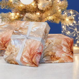 Luxe Fantasie Bloemen Cadeaupapier