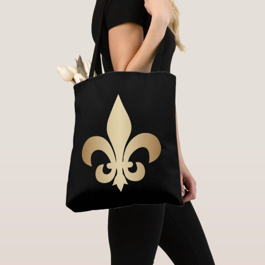 Luxe Fleur De Lis Mode Draagtas (Dichtbij)