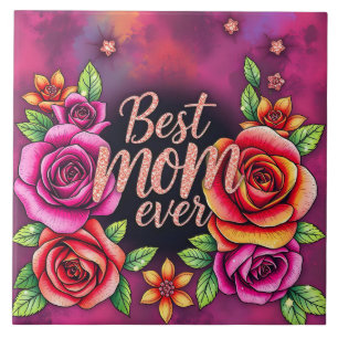 Luxe Floral Modern Gift Collectie Tegeltje