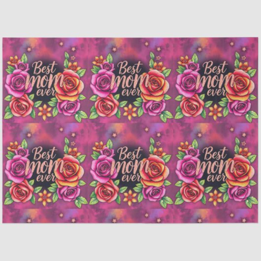 Luxe Floral Modern Gift Collectie Tissuepapier (Voorkant)