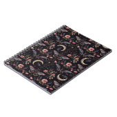 Luxe Floral Witchy Moon Moon Carnet Journal (Côté gauche)