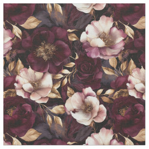 Luxe Fluwelen Bloemen Stof