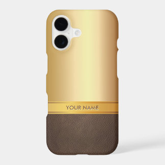 Luxe Foil Gold Aangepaste naam iPhone 7 Plus Hoesj