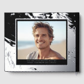 Luxe Foil Guestbook Message photo d'anniversaire (Verso)