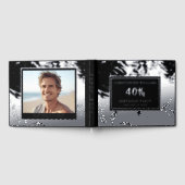 Luxe Foil Guestbook Message photo d'anniversaire (Complet)